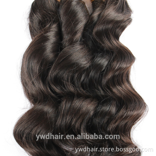 Unprocessed 8A Wholesale Indian Virgin Hair Full Cuticle Ponytail Bulk Hair Deep Wave Human Hair For Braiding Paypal Accept